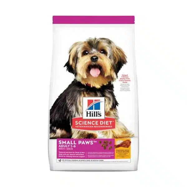 Hill's Science Diet Adult Small Paws Chicken Meal & Rice Recipe Dog Food | 15.5 lb
