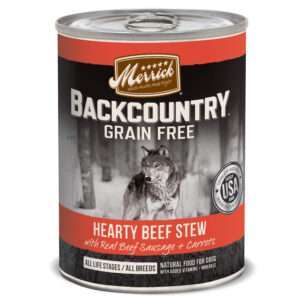 Merrick Backcountry Grain Free Hearty Beef Stew Dog Food | 12.7 oz