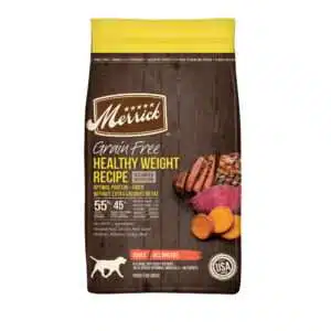 Merrick Dry Dog Food Healthy Weight Grain Free Dog Food Recipe - 22 lb Bag