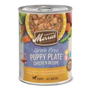 Merrick Grain Free Puppy Plate Chicken Recipe Dog Food | 12.7 oz - 12 pk