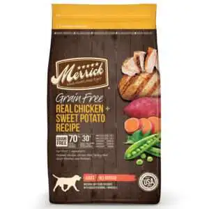 Merrick Grain Free Real Chicken + Sweet Potato Recipe Dog Food | 10 lb