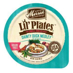 Merrick Lil' Plates Grain Free Dainty Duck Medley Dog Food | 3.5 oz - 12 pk