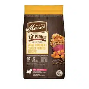 Merrick Lil Plates Small Breed Dog Food Grain Free Real Chicken & Sweet Potato Recipe Small Dog Food - 12 lb Bag