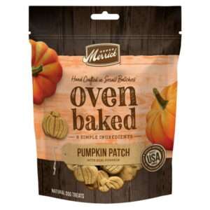 Merrick Oven Baked Pumpkin Patch Biscuit Treats for Dogs 10 oz Bag