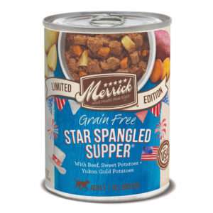 Merrick Star Spangled Supper Dog Food | 12.7 oz - 12 pk
