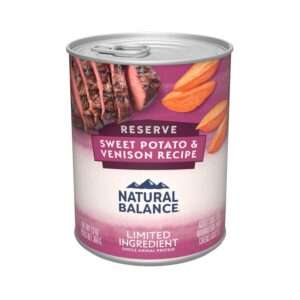 Natural Balance Lid Sweet Potato & Venison Formula Dog Food | 13 oz - 12 pk