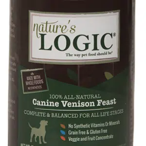 Nature's Logic Canine Venison Feast Canned Dog Food - 13.2 oz, case of 12