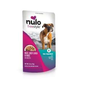 Nulo Free Style Beef, Beef Liver, & Kale In Broth Dog Food | 2.8 oz - 24 pk