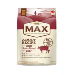 Nutro Max Adult Recipe With Farm Raised Beef And Brown Rice Dog Food | 30 lb