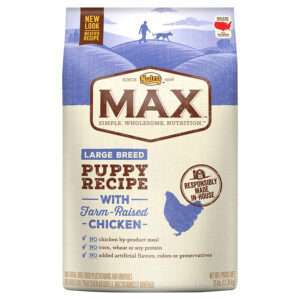 Nutro Max Large Breed Puppy Recipe With Farm Raised Chicken Dog Food | 30 lb