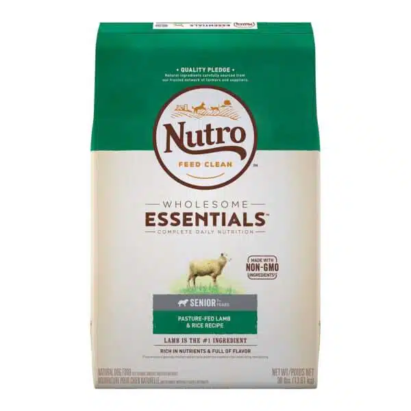 Nutro Natural Choice Pasture Fed Lamb & Rice Recipe Senior Dog Food | 30 lb