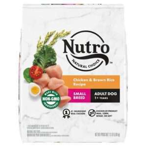Nutro Natural Choice Small Breed Adult Chicken, Whole Brown Rice & Sweet Potato Recipe Dog Food | 5 lb
