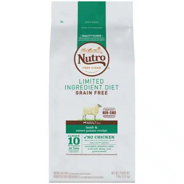 Nutro Nutro Limited Ingredient Diet Adult Lamb & Sweet Potato Recipe Dog Food | 22 lb