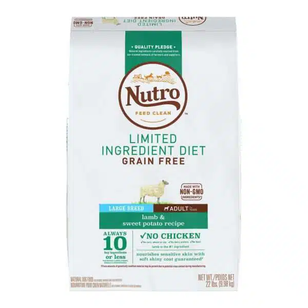 Nutro Nutro Limited Ingredient Diet Adult Large Breed Lamb & Sweet Potato Recipe Dog Food | 22 lb