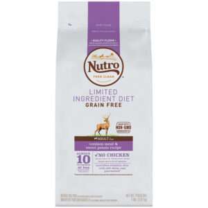 Nutro Nutro Limited Ingredient Diet Adult Venison Meal & Sweet Potato Recipe Dog Food | 4 lb