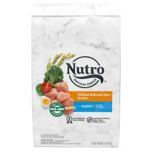 Nutro Nutro Natural Choice Puppy Chicken, Whole Brown Rice & Oatmeal Formula Dog Food | 5 lb