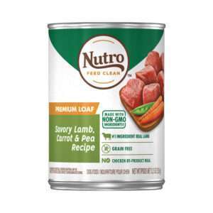 Nutro Premium Loaf Savory Lamb, Carrot & Pea Dog Food | 12.5 oz - 12 pk