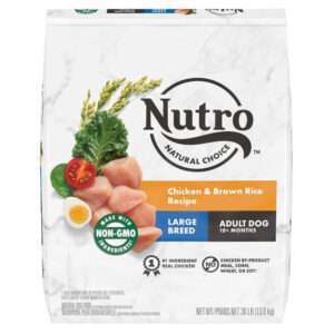 Nutro Wholesome Essentials Large Breed Adult Chicken, Whole Brown Rice & Sweet Potato Recipe Dog Food | 30 lb