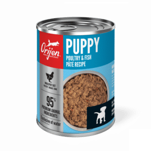 ORIJEN Puppy Recipe, Poultry & Fish Pate, Grain-free, Premium Wet Dog Food - 12.8 oz,case of 12