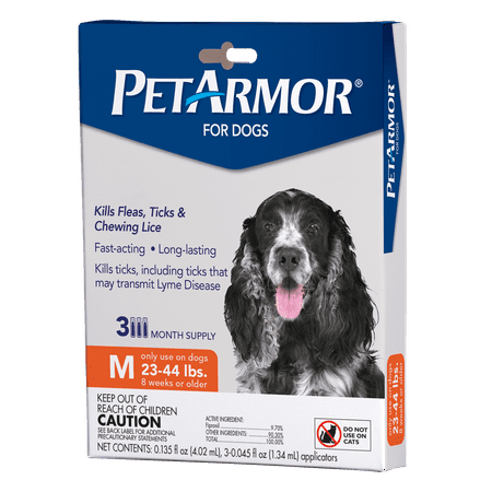 PetArmor Flea & Tick Prevention for Dogs (23-44 lbs) 3 Treatments