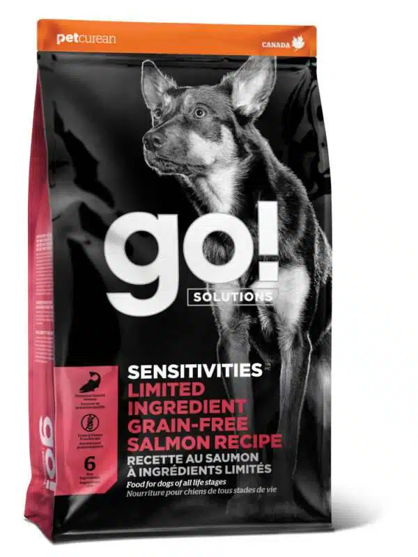 Petcurean Go! Sensitivities Limited Ingredient Grain Free Salmon Recipe Dry Dog Food - 12 lb Bag