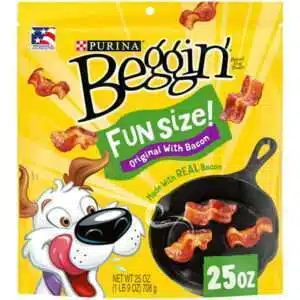 Purina Beggin Strips Bacon Flavor Fun Size 25 oz