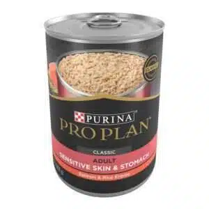 Purina Pro Plan Focus Adult Sensitive Skin & Stomach Salmon & Rice Entree Dog Food | 13 oz - 12 pk