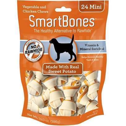 SmartBones Mini Sweet Potato Chews 24 Pack