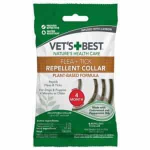 Vet's Best Flea + Tick Repellent Dog Collar, .046 LB, Grey