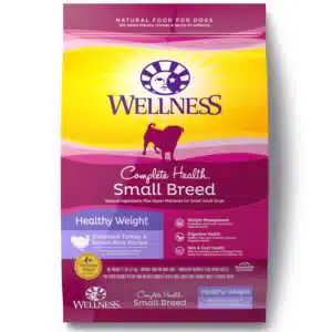 Wellness Complete Health Small Breed Healthy Weight Deboned Turkey & Brown Rice Recipe Dog Food | 12 lb