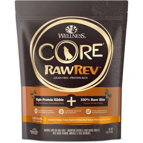 Wellness Core Raw Rev Original Freeze Dried Deboned Turkey & Chicken Meal Recipe Dog Food | 20 lb