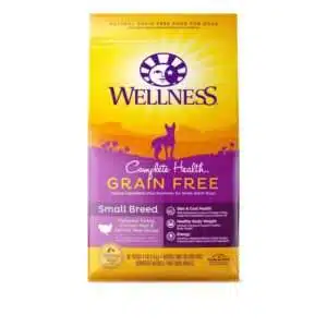 Wellness Wellness Complete Health Natural Grain Free Small Breed, Turkey, Chicken & Salmon Recipe Dry Dog Food | 4 lb