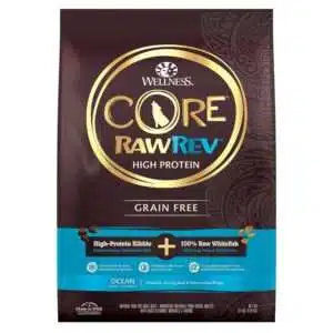 Wellness Wellness Core Raw Rev Grain Free Ocean Whitefish, Herring Meal & Salmon Meal Recipe Dry Dog Food | 4 lb