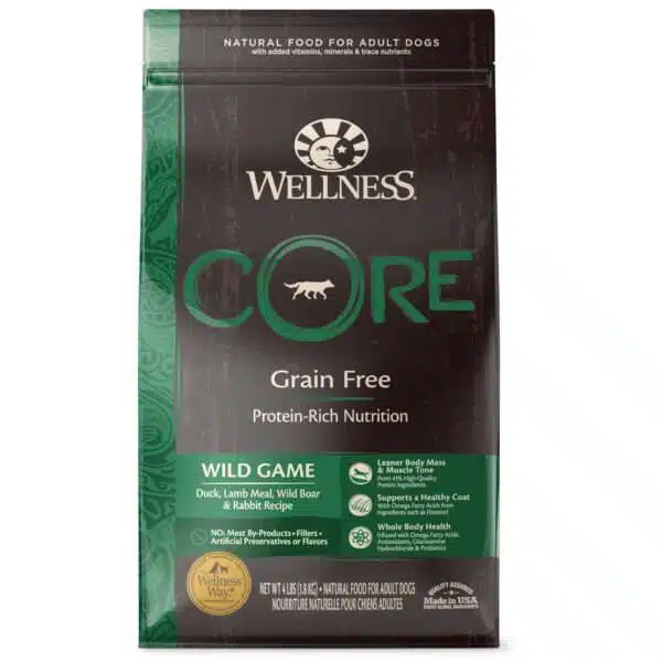 Wellness Wellness Core Wild Game Duck, Lamb Meal, Wild Boar & Rabbit Recipe Dog Food | 22 lb