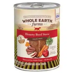 Whole Earth Farms Hearty Beef Stew Dog Food | 12.7 oz - 12 pk