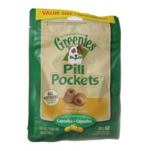 Greenies Pill Pocket Chicken Flavor Dog Treats [Dog Treats Packaged ] Large - 60 Treats (Capsules)