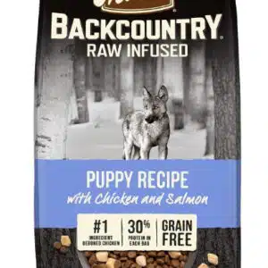 Merrick Backcountry Raw Infused Grain Free Puppy Food Recipe Freeze Dried Dog Food - 4 lb Bag
