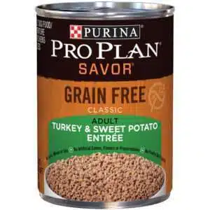 Purina Pro Plan Savor Grain Free Classic Adult Turkey & Sweet Potato Entree Canned Dog Food - 13 oz, case of 12