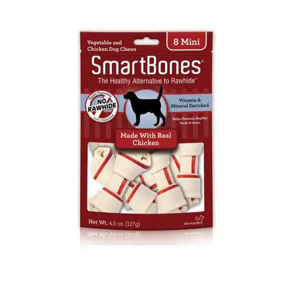 Smartbones Chicken Mini Chews Dog Treat | 8 ct