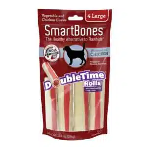 Smartbones Double Time Chicken Rolls Large Dog Treat | 11.8 oz