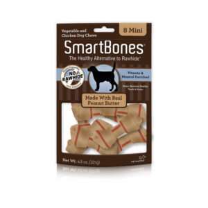 Smartbones Peanut Butter Mini Chews Dog Treat | 8 ct