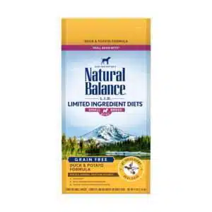 Natural Balance L. I.D Limited Ingredients Diet Small Breed Bites Grain Free Duck And Potato Formula Dog Food | 12 lb