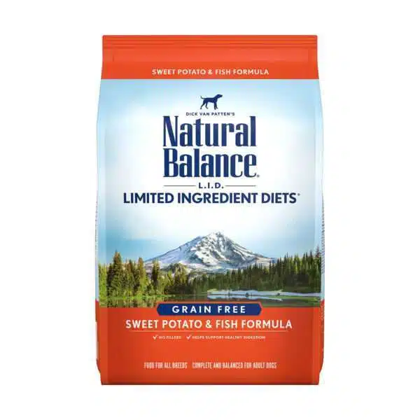 Natural Balance L. I.D. Limited Ingredient Diets Grain Free Sweet Potato & Fish Formula Dog Food | 26 lb