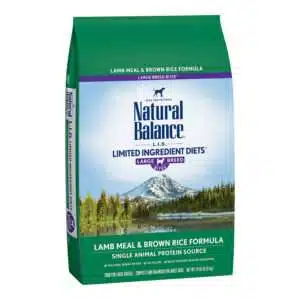 Natural Balance L. I.D. Limited Ingredient Diets Large Breed Bites Lamb Meal & Brown Rice Formula Dog Food | 14 lb