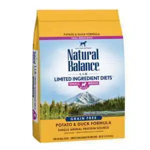 Natural Balance L. I.D. Limited Ingredient Diets Small Breed Bites Grain Free Potato & Duck Formula Dog Food | 12 lb