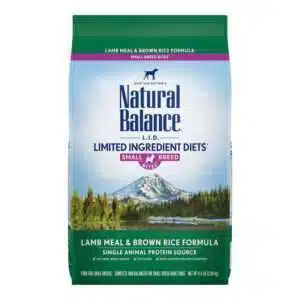 Natural Balance L. I.D. Limited Ingredient Diets Small Breed Bites Lamb Meal & Brown Rice Formula Dog Food | 12 lb