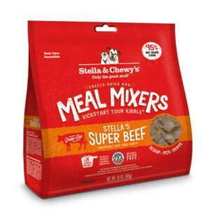 Stella & Chewy s Meal Mixers Super Beef Grain-Free Dry Dog Food Topper 18 oz.