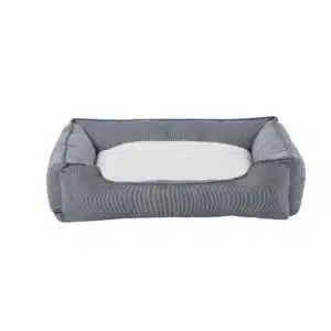 Top Paw Blue Chambray Cuddler Dog Bed, Size: 28"L x 22"W 7.5"H | Polyester PetSmart