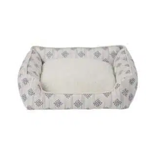 Top Paw Diamonds Cuddler Dog Bed, Size: 22"L x 18"W 6.5"H | Polyester PetSmart