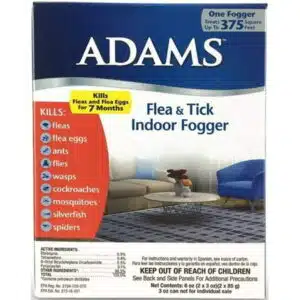 Adams Flea and Tick Indoor Fogger 3 oz [Dog Flea & Tick Foggers] 2 count
